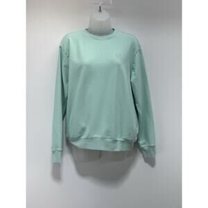Fila Sweatshirt Green Pockets Active Cotton Crew Neck Women’s Size Large